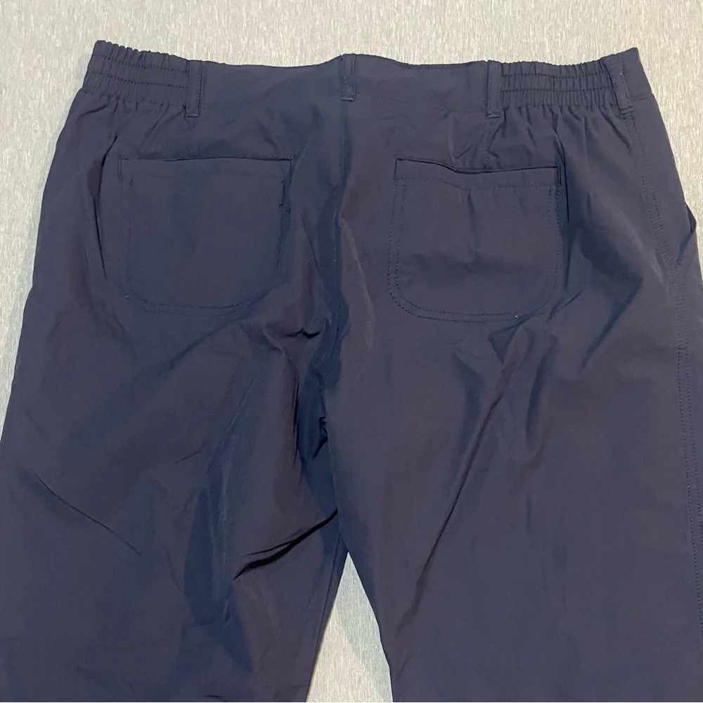 Kirkland Signature Travel Pants Size 10 Navy Blue Ankle Stretch Lightweight - Picture 6 of 11